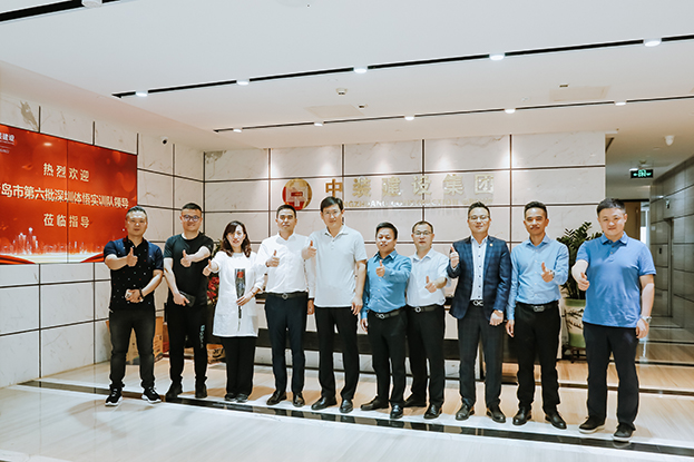 青島市赴深圳體悟?qū)嵱栮犐W臨中裝建設調(diào)研考察